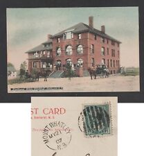 Postcard Highland View Hospital Amherst NS with Mount Whatley NB Duplex Cancel