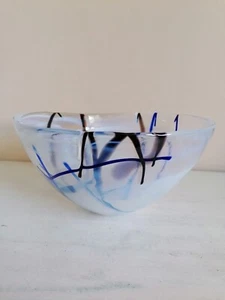 Kosta Boda Kunstglas "Kontrast" Schale - Anna Ehrner - Bild 1 von 6