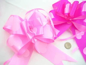 Arco impreso corazón 15 cm boda coche decoraciones regalo Navidad envoltura floristería - Imagen 1 de 4