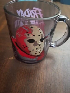 Friday the 13th Glass 18oz Jason Coffee Mug CC01B54005 - Picture 1 of 4