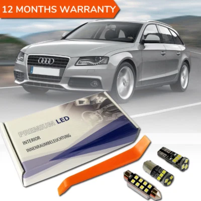 Audi A4 B8 Avant LED Interior Premium Kit 16 SMD White Error Free S4 RS4 8K 8K1 - Image 1 of 4