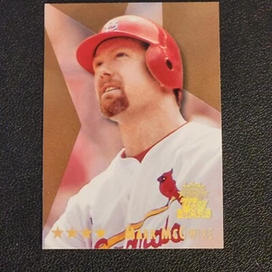 MARK MCGWIRE 1998 TOPPS STARS #8 ST. LOUIS CARDINALS MLB BASEBALL CARD - Picture 1 of 2