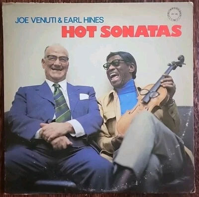 Joe Venuti & Earl Hines Hot Sonatas Chiaroscuro CR 145 Swing 1976 NM Vinyl Lp Foto 1 de 4