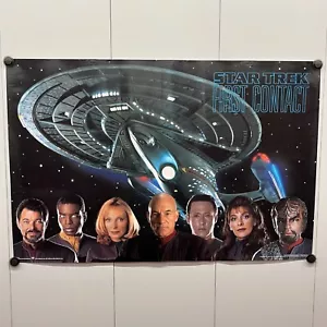 Vintage Star Trek First Contact 1996 Promotional Poster 23x35" Original #3157 - Imagen 1 de 13