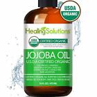 Premium Organic Jojoba Oil for Hair Growth, Skin & Face (Helps Fight Acne) 16oz