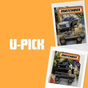U-PICK NEW Matchbox Pickup Truck Mountain Chevy K1500 1968 Jungle Dodge D200 car - Picture 1 of 13