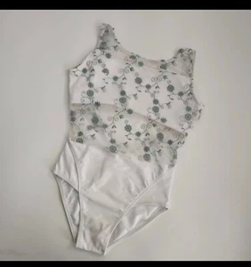 Floral Mesh Leotard for Ballet - Picture 1 of 4