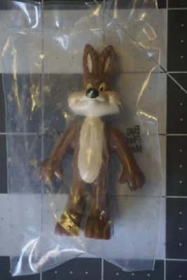 Экшн-фигурка Arby's Kid's Meal 1988 Looney Tunes 3 дюйма Wile E. Coyote ПВХ новая нераспакованная - Изображение 1 из 2