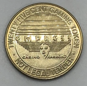 Empress Casino $0.25 Slot Token - Hammond Indiana - Riverboat - Imagen 1 de 4