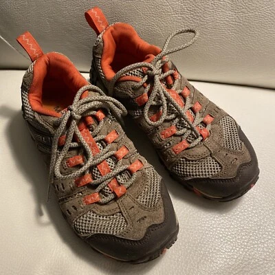 Merrell Mujer Talla US 6 EUR 36 UK 3.5 Gamuza Malla Senderismo Tenis Coral Zapatos Foto 1 de 4