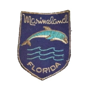 Vintage "Marineland Florida" Marine Mammal Park First Oceanarium Patch 93Q3 - Picture 1 of 3