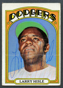 Larry Hisle #398 signed autograph auto 1972 Topps Baseball Trading Card