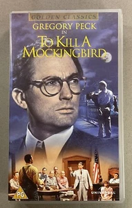 To Kill A Mockingbird, Gregory Peck, VHS Video Cassette Tape, Cert PG Movie - Picture 1 of 3