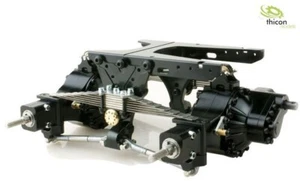 1:14 Colmillo Péndulo V2 Trasero Aluminio Negro para Diferencial LESU / thicon-model - Imagen 1 de 7