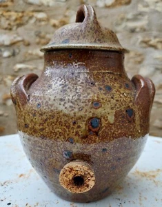 Céramique XXème vinaigrier grès pyrité - Imagen 1 de 7