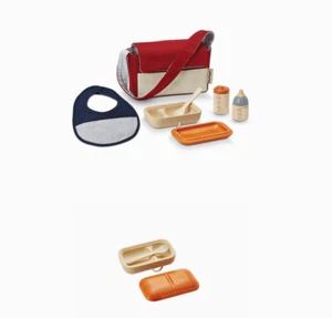 Plan Toys Doll Feeding Set NEW Eco-Friendly Wooden No Plastic - Picture 1 of 4