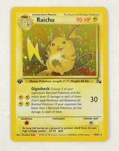 * Tarjeta coleccionable Pokémon - Ultra rara - Raichu 14/62 - Imagen 1 de 2