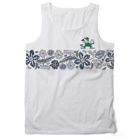 Wes and Willy Mens College Floral Tank Top Teams N-Z Cover