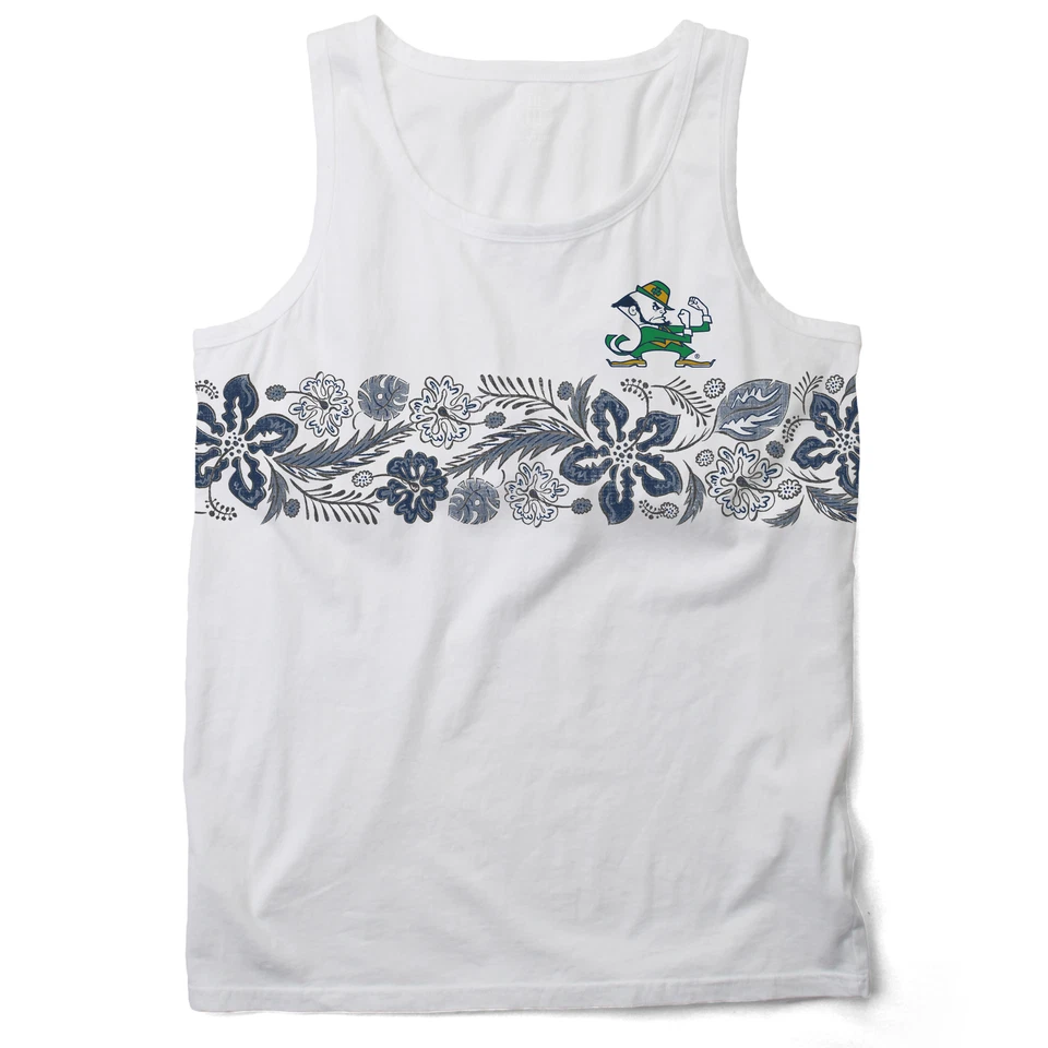 Wes and Willy Mens College Floral Tank Top Teams N-Z - Image 1 of 1