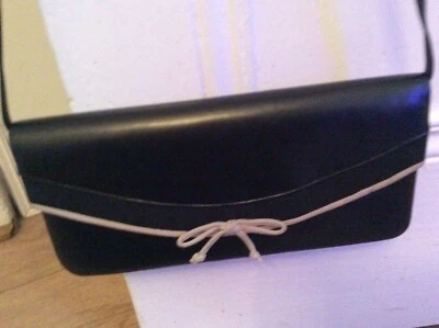 Jacques Vert Black Beige Leather Bag With StrAp - Image 1 of 4