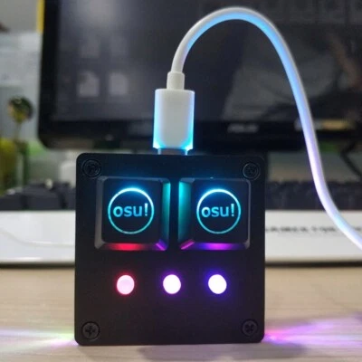 OSU 5 Keys Gaming Cherry Mechanical Keyboard for V4 PC Android USB 2.0 RGB Foto 1 de 4