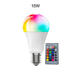 15w E27 Spotlight Color Changing Dimmable Lamp Remote Control Rgb Led Light Bulb