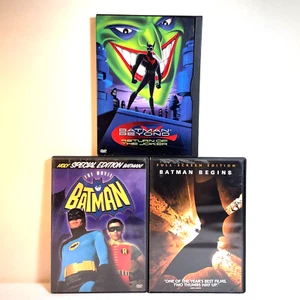 BATMAN: THE MOVIE / BATMAN BEGINS / BATMAN BEYOND: RETURN OF THE JOKER (DVD) - Picture 1 of 11