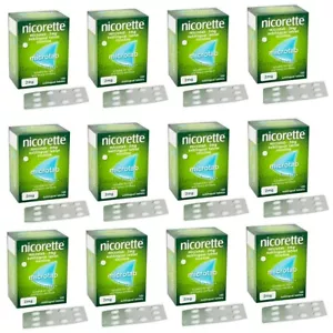 Nicorette Microtab 2mg Original 100 Tabs (Long Expiry ) ⚡⚡ 12 Boxes ⚡⚡ - Picture 1 of 1