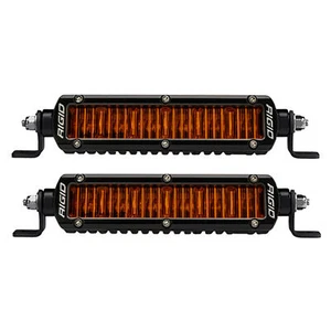Rigid 906705 SR-Series Amber PRO 6 inch LED Spot Light Bars Aluminum Universal - Picture 1 of 14