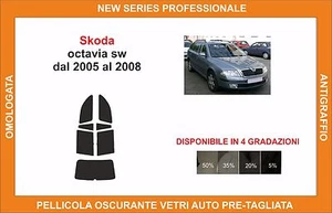 pellicola oscurante vetri SKODA octavia sw dal 2005 al 2008 - Imagen 1 de 1