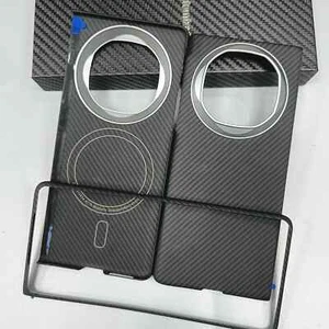 Genuine Aramid Fiber Magsafe Case For Huawei Mate X6 Thin Matte Magnetic Cover - Picture 1 of 16