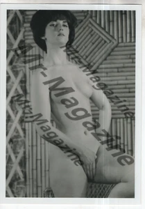 Sexy Pinup de Riesgo Moreno Artístico Modelo 5""x7"" Estampado en B&W RJ-13 - Imagen 1 de 1