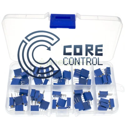 new 3296W Multi-turn trimmer potentiometer 3296 Variable Resistor Kits With Box - Image 1 of 3