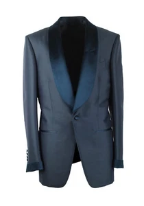 TOM FORD Atticus Blue Shawl Tuxedo Suit Size 46 / 36R U.S. New With Tags - Picture 1 of 7