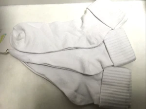 Capelli of New York Kids Socks W/Double Cuff ,assorted sizes pack of 3 white NWT - Picture 1 of 2