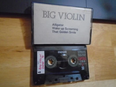 VERY RARE Big Violin DEMO CASSETTE TAPE rock 1991 Los Angeles UNRELEASED   joule - Image 1 of 2