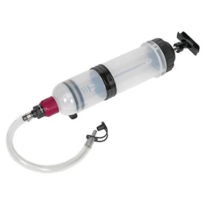 Sealey VS405 Oil & Fluid Inspection Syringe - Gearbox / Differentials 1.5ltr - Image 1 of 3