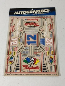 RC Autographics 205-24 Raybestos Buick NASCAR 1/24 Sticker Sheet NEW Vintage NOS - Picture 1 of 2