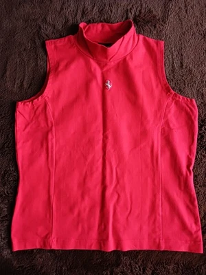 AUTH FERRARI WOMEN’S SLEEVELESS TOP Sz M - Image 1 of 4