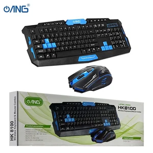 2.4GHz Wireless Keyboard And Mouse Set Full-Size USB Dongle For PC Laptop UK - Picture 1 of 1