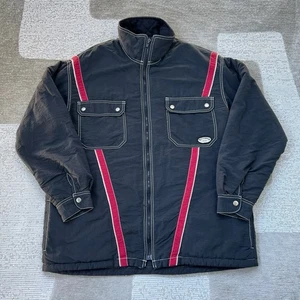 Vintage Billabong Jacket 90s Surf Snap Front Hooded Lined Embroidered Logo Y2k - Picture 1 of 11