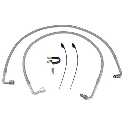 2X Oil Hose Oil Cooler Lines 2204030 5412355 For Polaris Trail Boss 330 03-08 Foto 1 de 4