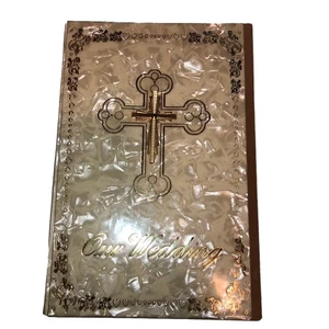 Our Wedding Pearlescent Holy Bible - Monar - 1994 - Beautiful - Picture 1 of 16