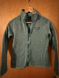 Patagonia Better Sweater Fleece Full Zip Jacket Teal Blue Women's Size Small - Picture 1 of 9