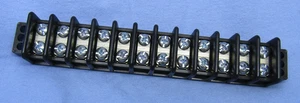 Philmore 13-1612 12 Position Dual Row Terminal Block Barrier Strip ~ 30A @ 600V - Picture 1 of 1