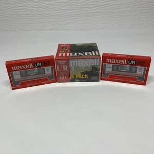 Maxell UR-60 Leere Audio Aufnahme Kassetten 60 min Normal Bias 8 Stück - Bild 1 von 8