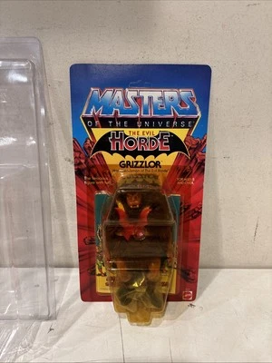 Masters Of The Universe Vintage 1984 The Evil Horde Grizzlor sellado sin perforar Foto 1 de 4