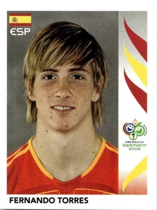 2006 Panini FIFA World Cup Soccer Sticker Fernando Torres Spain #548 - Picture 1 of 2