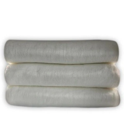 SOFT & WARM IVORY WHITE ALPACA LLAMA WOOL BLANKET PLAIN SOLID THROW QUEEN - Image 1 of 3