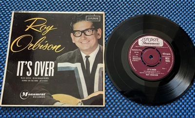Roy Orbison Its Over 7" EP 45 rpm Vinyl Mono London RE-U 1435 - Image 1 of 4